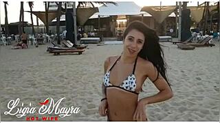 gym session, then hooking up with a hot latina friend.