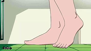 Rose relaxes after an intense workout session!