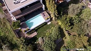 Privateblack babes Alexis Crystal and Sofi Goldfinger split a BBC. Wild threesome ignites.