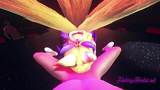 Ahri Star Guardian Engages In Hard Sex In League Of Legends Hentai