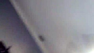 Ebony ex sucks tattooed cock at work