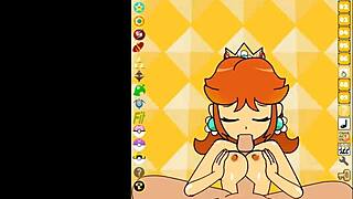 ppppu game featuring mario princess daisy
