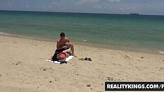 Sweetie Evie in fishnets sucks cock on 8th street