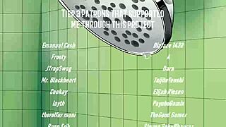 Rose relaxes after an intense workout session!