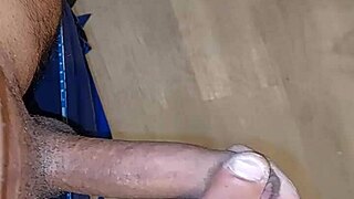 gay guy cums on hotel floor 😈