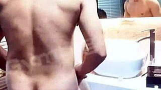 Gay Asian Amateur Couple Fucks Bareback