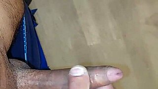 gay guy cums on hotel floor 😈