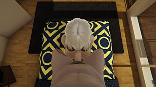 Friend's Mom Sucks Me Off In Hallway