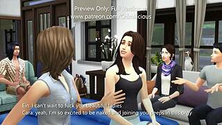 i has wild orgy with cara