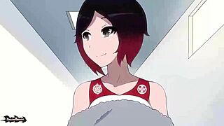 Rose relaxes after an intense workout session!