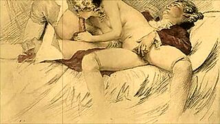 Check out these vintage erotic drawings?