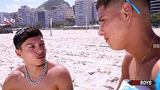 Sucking the Ice Cream Vendor's Big Cock I Met at the Beach