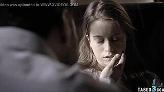 Perverted psychiatrist fucks petite 18+ troubled teen doggystyle