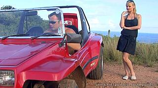 tarra white gets anally fucked outside in missionary and riding