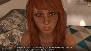 Racheal Sees John's Cock in Game