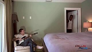 blake barnes roughly drills nikko's ass bareback in gay scene