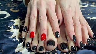 Foot Fetish Play Leads to REAL ORGASM and SQUIRT