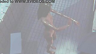 skinny fucking in the shower