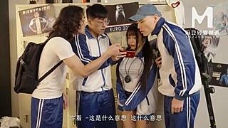 Asian Team Manager In Wild Group Sex?