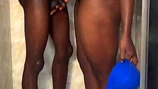 Long dick fucks big boobs sexy vino while bathing