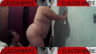 Tasting The Fat Woman's Pussy Juices Between Her Thighs, What A Slut