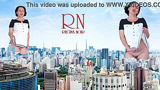 Giant Lady Without Panties Walks City Clothes Ripped Outdoor Voyeur Show