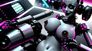 C23 robot whores throw a wild dystopian sex party with machine visuals
