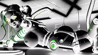 C23 robot whores throw a wild dystopian sex party with machine visuals