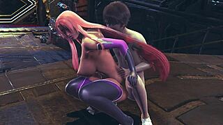 Makai Kishi From Taimanin Asagi 3 Spooning Fuck To Orgasm On Floor In 3D Animation