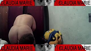 Tasting The Fat Woman's Pussy Juices Between Her Thighs, What A Slut