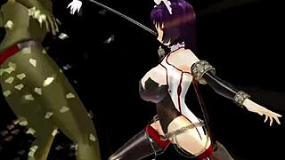 Girl b hero scenes part 1 shisen 1 anime