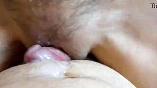 Moaning teen with puffy pussy squirting!