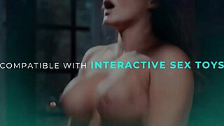 devils gangbangs - stunning jennifer white gets double penetrated by 4 huge cocks