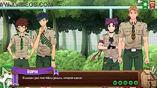 i got permission from the scoutmaster in game friends camp episode 34 russian voiceover