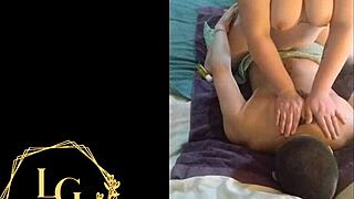 My chubby stepmother sucks and swallows my cum