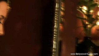 Beautiful Indian woman strips completely