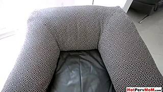 Asian Milf Step Mom Cares for Her Step Son