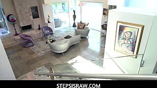 Blonde latina step sister orgasms