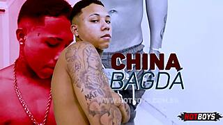 Tattooed Teen Fucks Boss in Raw Anal POV