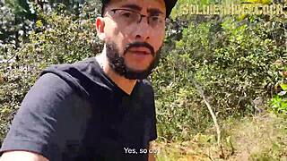 She wants to go out to the mountains to do cardio but i have other plans and the slut agrees to ride my cock outdoors