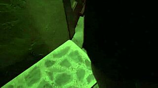 Ebony Girl Sucks Balls Outdoors