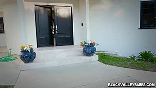 jenna foxx having a deep chat with a rich white guy