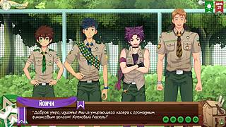 i got permission from the scoutmaster in game friends camp episode 34 russian voiceover