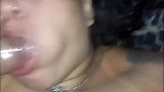 Fat latina prostitute begs husband for bisexual orgy