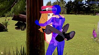 serena and bea saito's intense sex with old man in pokemon hentai