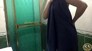 My Girlfriend Joins For Hard Sex In The Bathroom!