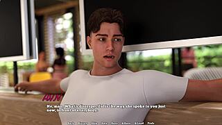 fat teen in 3d cartoon break up