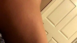 Geeaby starts with a blowjob before riding the big black cock