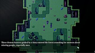 Blonde Fairy Sucks Monster Cock in Hentai Femdom