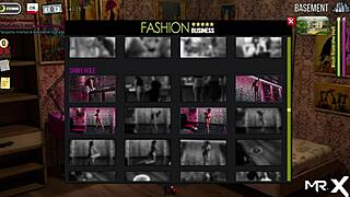 Fashion Business Where Models Sell Dresses While Naked In 3D Anime Style